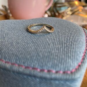 Gold-Tone Stacking Ring